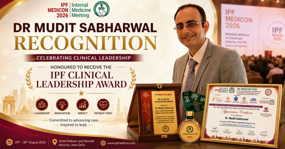 Dr Mudit Sabharwal Recognition